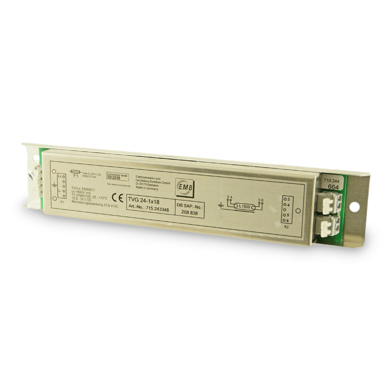 Transistorvorschaltgerät TVG 24-1x18 MEB-Nr.: 130-00074-0