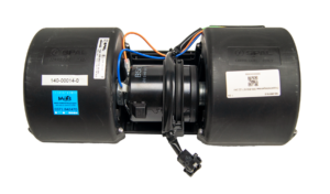 Doppelradialgebläse 006-B50/IET-22 24V Vergleichsnummer: 006-B50/IEt-22; 006B50IET22 ; 140-00014-0; 2600628; 282001227; 5010206147; 60124; 99483429; A0008354307; MEB-Nr.: 140-00014-0