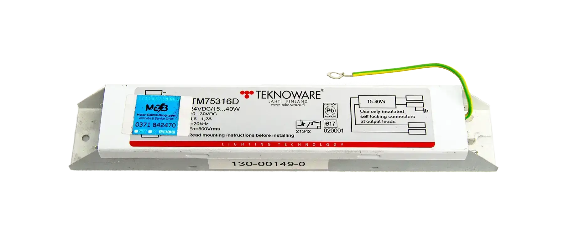 Transistorvorschaltgerät TM51116 NEU Vergleichsnummer: 130-00149-0; D9193938; D9193938 MEB-Nr.: 130-00149-0